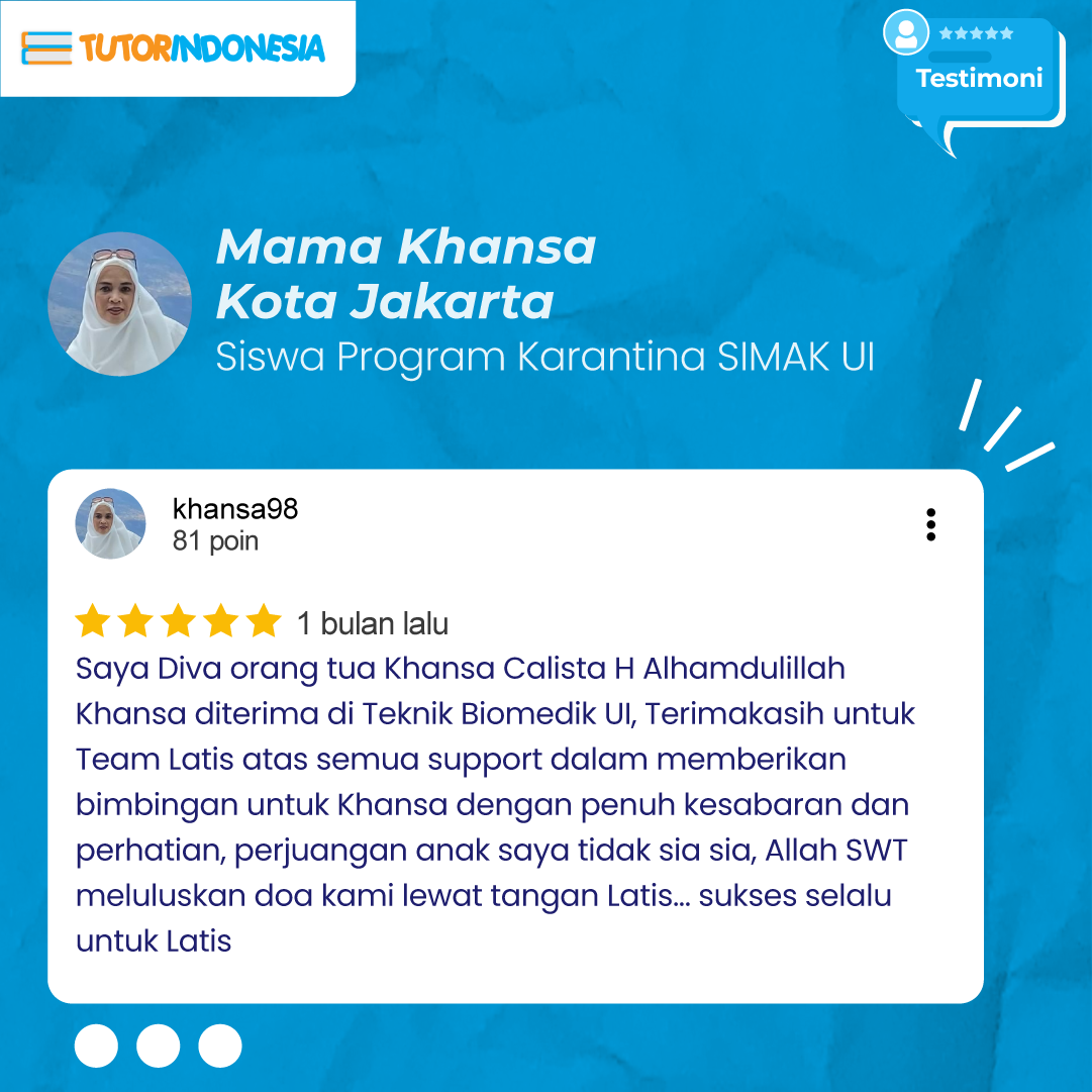 Testimoni TI - mama khansa